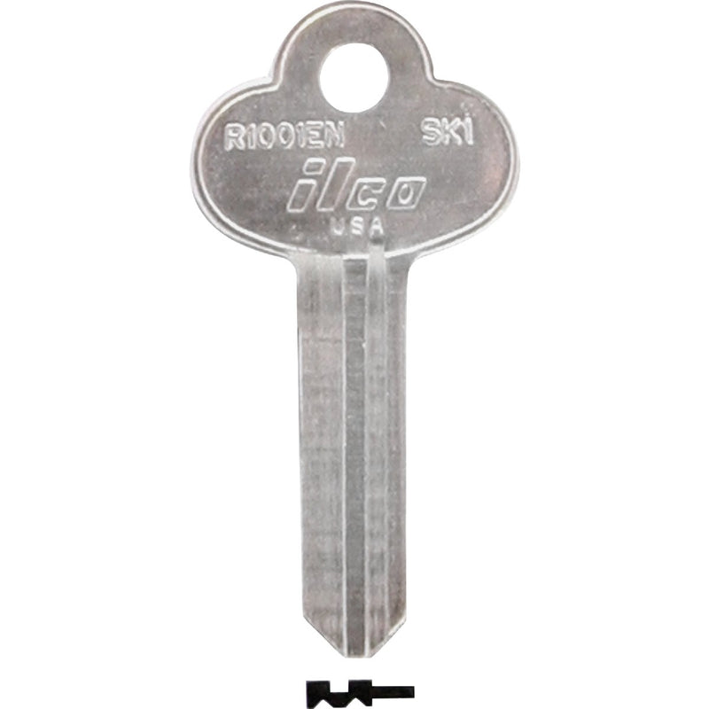 ILCO SKILLMAN Nickel Plated Toolbox Key, SK1 / R1001EN (10-Pack)