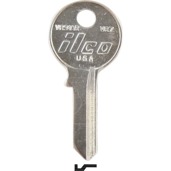 ILCO Viro Nickel Plated Padlock Key VR7 / VR91AR (10-Pack)