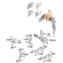 Prime-Line Spring Clip Design Mailbox Lock