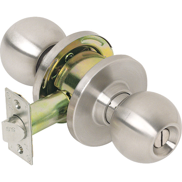 Tell Stainless Steel Bed & Bath Door Knob