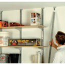 Knape & Vogt Fast-Mount 1-1/4 In. Galvanized Steel Shelf Standard Mounting Bracket