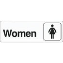 Hy-Ko Deco Series Plastic Restroom Sign, Women