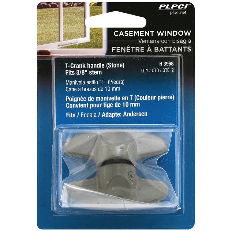 Prime-Line 3/8 In. Stone Tee Crank Handle (2 Count)