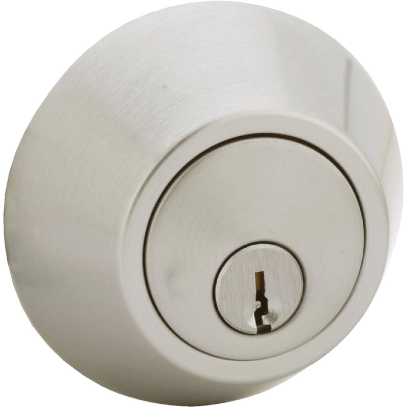 Steel Pro Satin Chrome Single Cylinder Deadbolt