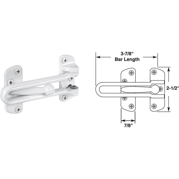 Defender Security Swing Bar Door Guard