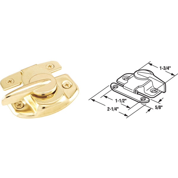 Defender Security Double Hung Brass Sash Lock