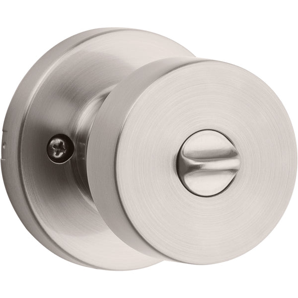 Kwikset Pismo Contemporary Satin Nickel Privacy Knob