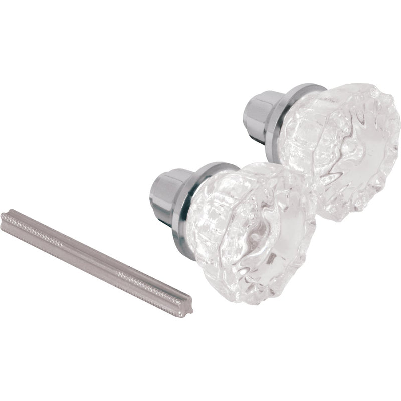 Defender Security 2 In. Glass Door Knob & Spindle Set