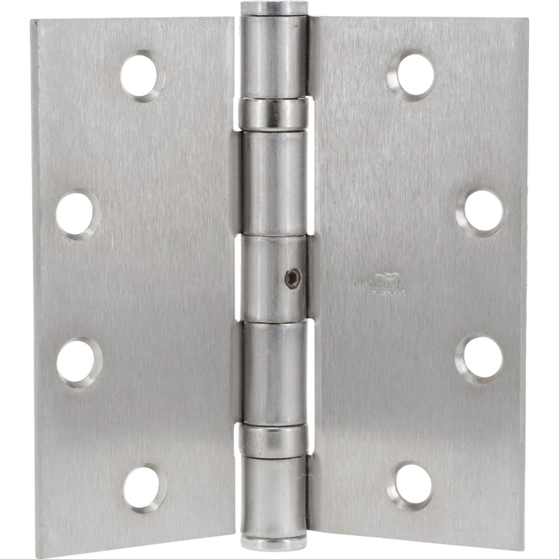 National Satin Chrome Ball-Bearing Hinges