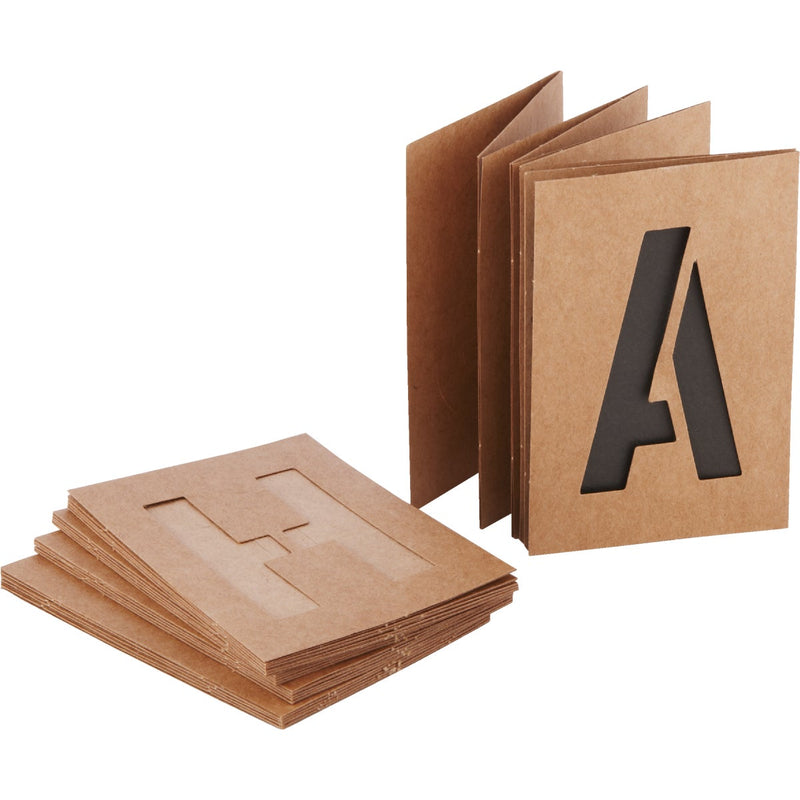 Hy-Ko 3 In. Letter, Number & Symbol Stencil Set