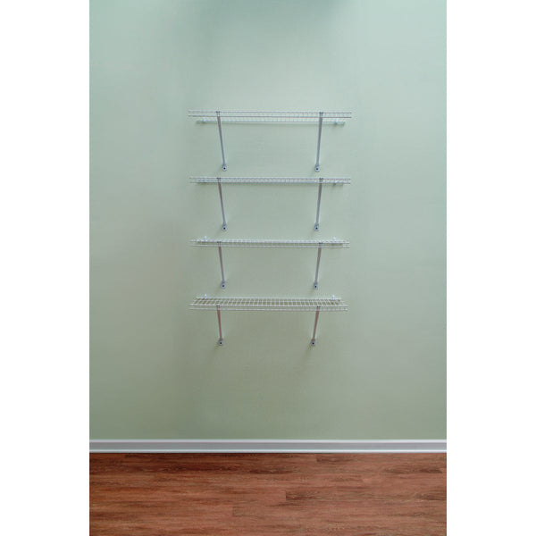 Rubbermaid 36 In. 4-Shelf Linen Closet Kit