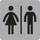Hy-Ko 4 In. x 4 In. Restroom Sign