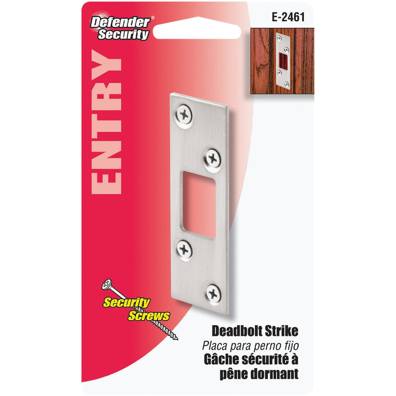 Defender Security High Security Satin Nickel Deadbolt Strike