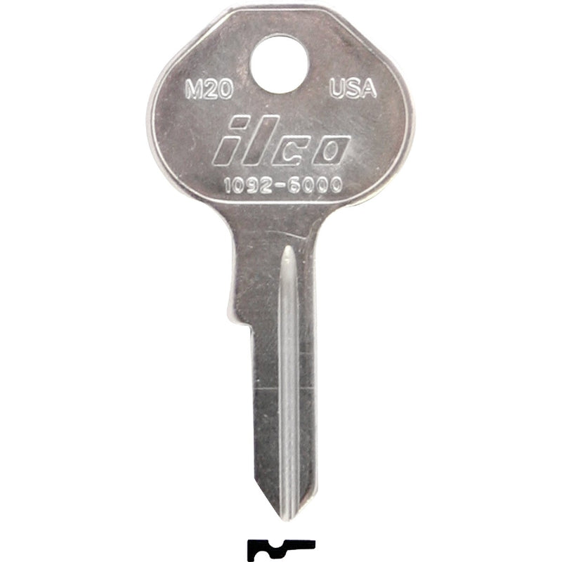 ILCO Master Nickel Plated Padlock Key M20 / 1092-6000 (10-Pack)