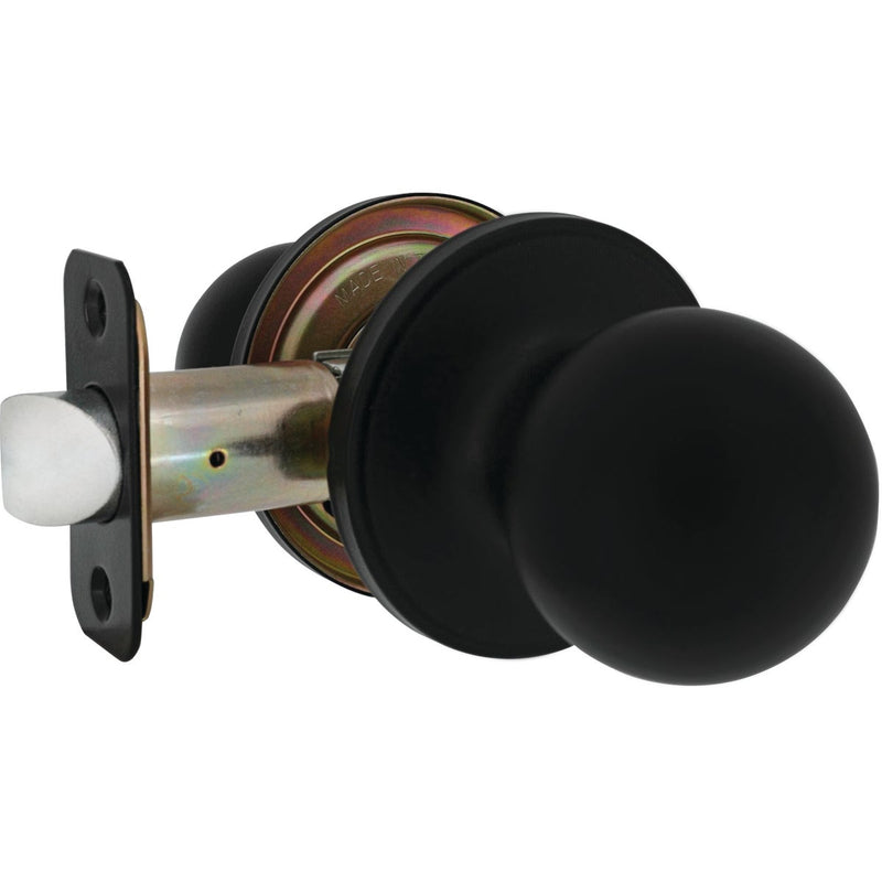 Steel Pro Matte Black Hall & Closet Door Knob