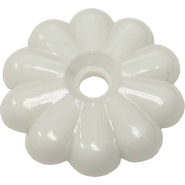 United States Hardware White Rosette without Screws (100-Count)