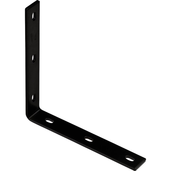 National Catalog 1151BC 10-1/4 In. x 1-1/2 In. Black Heavy-Duty Corner Brace