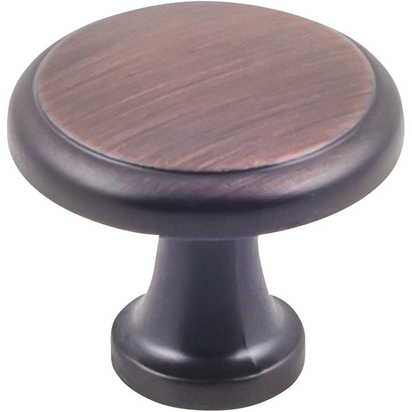 KasaWare 1-3/16 In. Dia. Brushed Oil Rubbed Bronze Cabinet Knob (10-Pack)