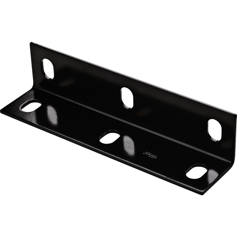 National Catalog 1214BC 2 In. x 9 In. Black Heavy Duty Wide Corner Brace