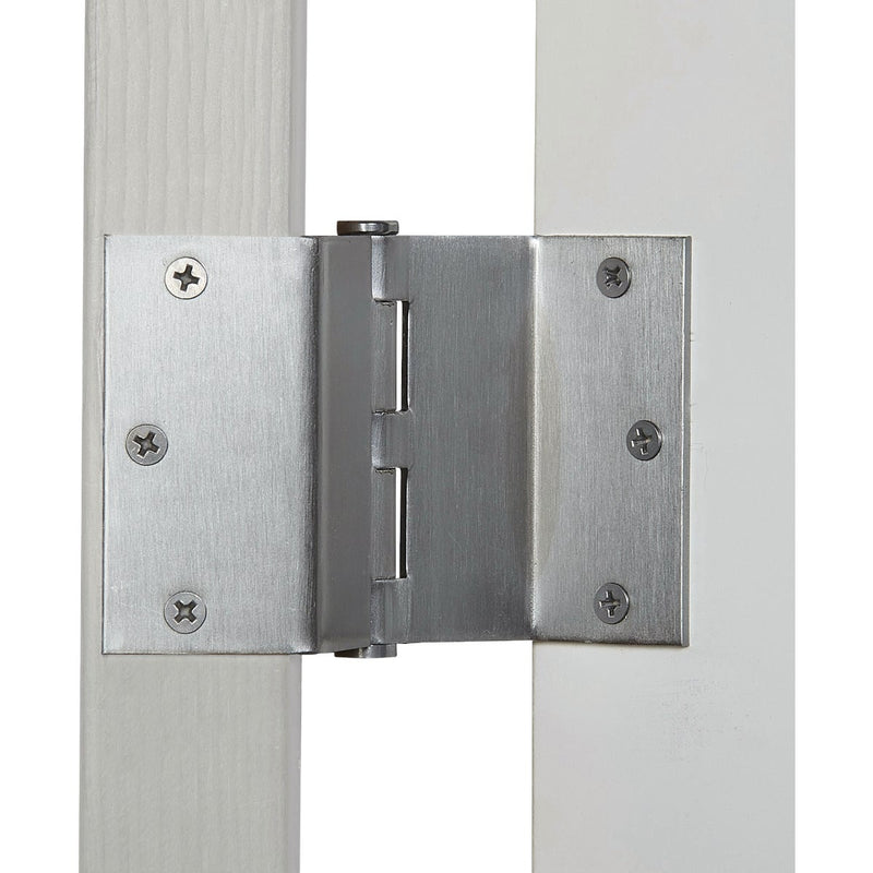 National Satin Chrome Swing Clear Hinge