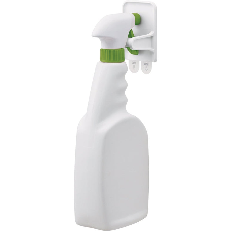 Command Spray Bottle Hanger, White, 1 Hanger, 2 Large Strips