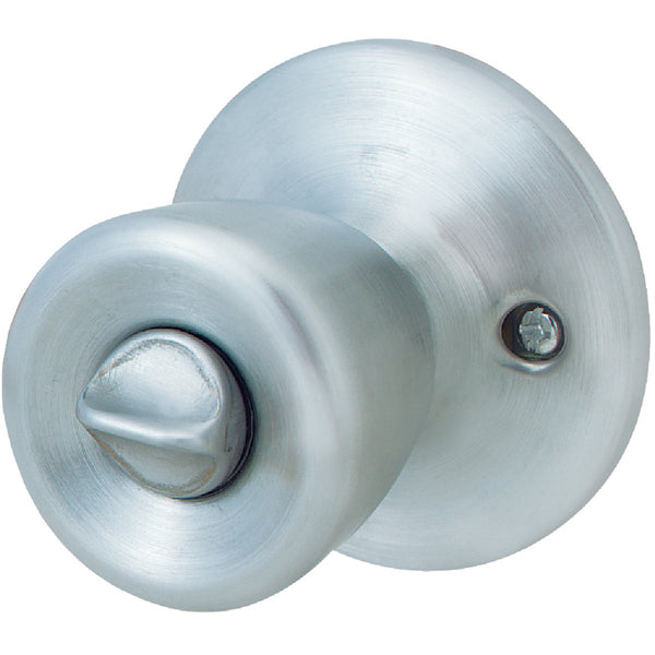 Steel Pro Satin Chrome Bed & Bath Door Knob