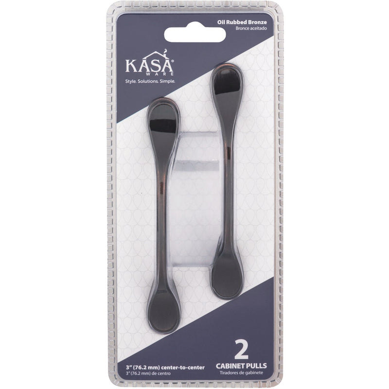 KasaWare 5 In. Brushed Oil Rubbed Bronze Cabinet Pull (2-Pack)