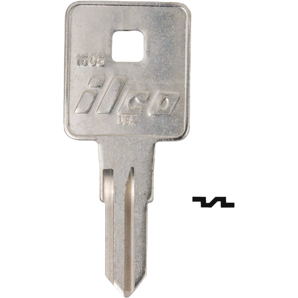 ILCO Craftman BRS Key Blank, 1605 (10-Pack)