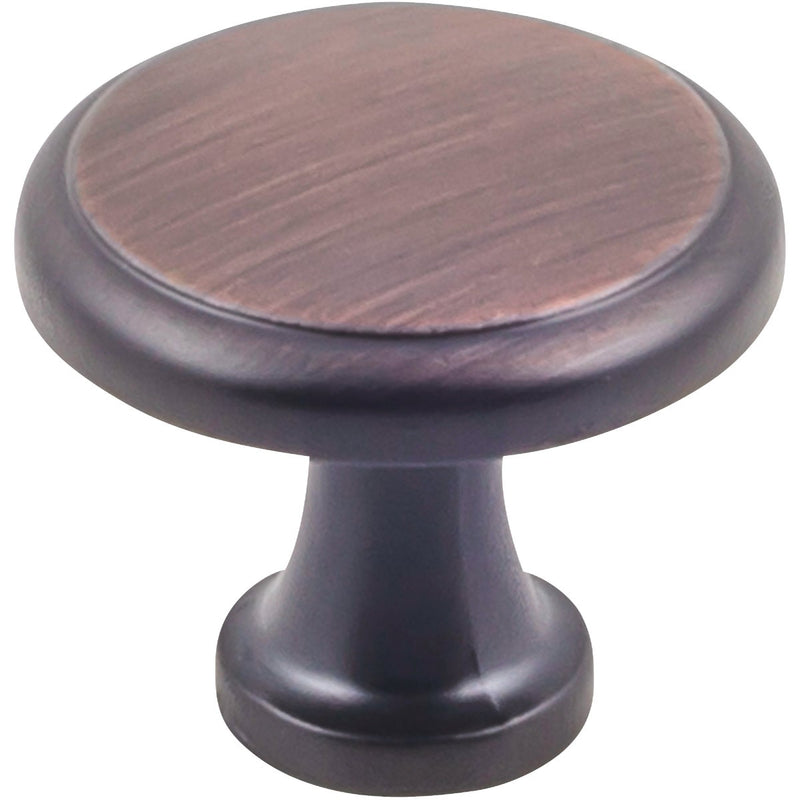 KasaWare 1-3/16 In. Dia. Brushed Oil Rubbed Bronze Cabinet Knob (4-Pack)