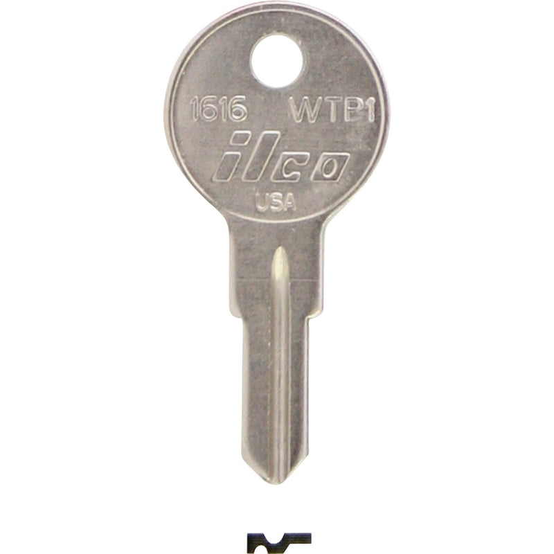 ILCO Wright Nickel Plated Storm Door Key, WTP1 / 1616 (10-Pack)