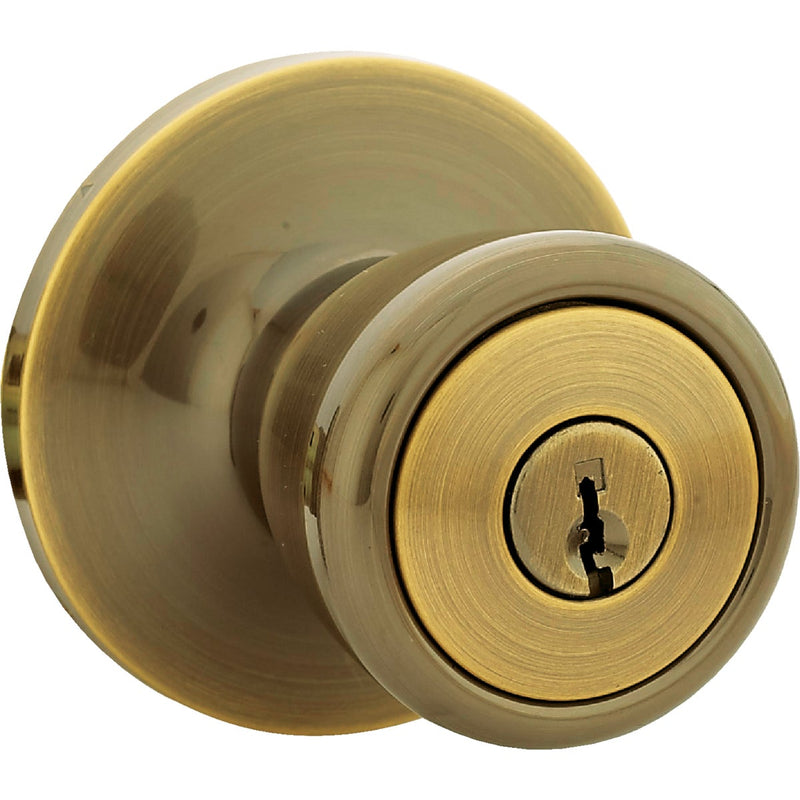 Steel Pro Antique Brass Entry Door Knob