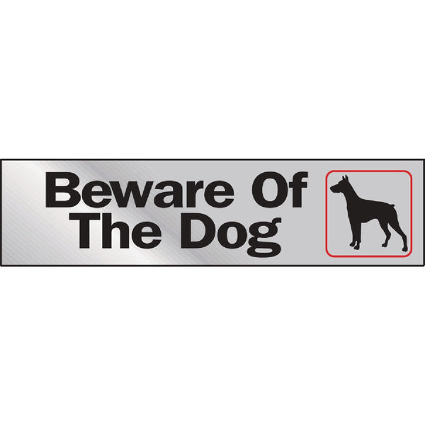 Hy-Ko 2x8 Beware Of The Dog Sign