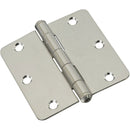3-1/2 In. x 1/4 In. Radius Stainless Steel Door Hinge