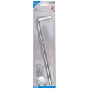 National 12 In. L. x 1/2 In. Dia. Zinc Plated Steel Cane Bolt