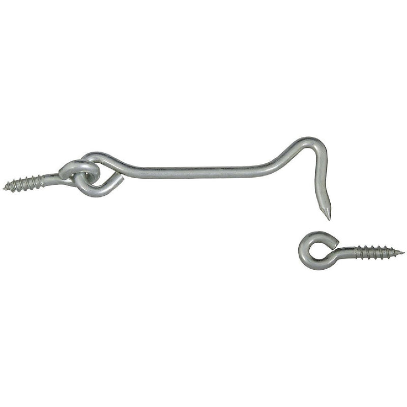 National 4 In. Steel Hook & Eye Bolt