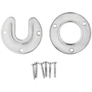 Stanley Home Designs 1-5/16 In. Zinc Closet Rod Socket, Chrome (2-Pack)