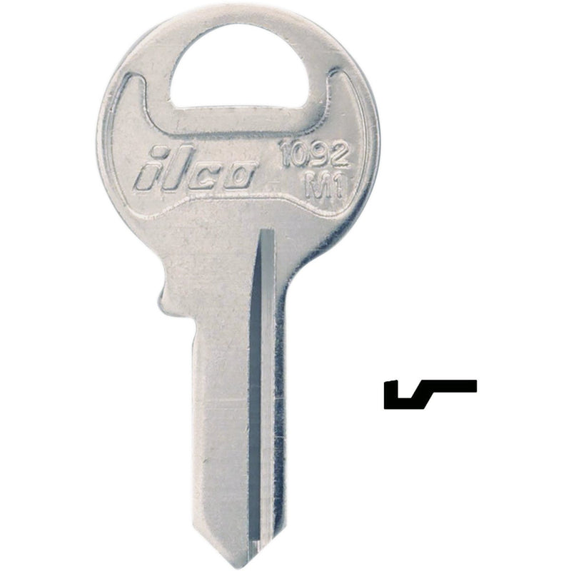 ILCO Master / Tru Guard Padlock Key Blank 1092 (10-Pack)