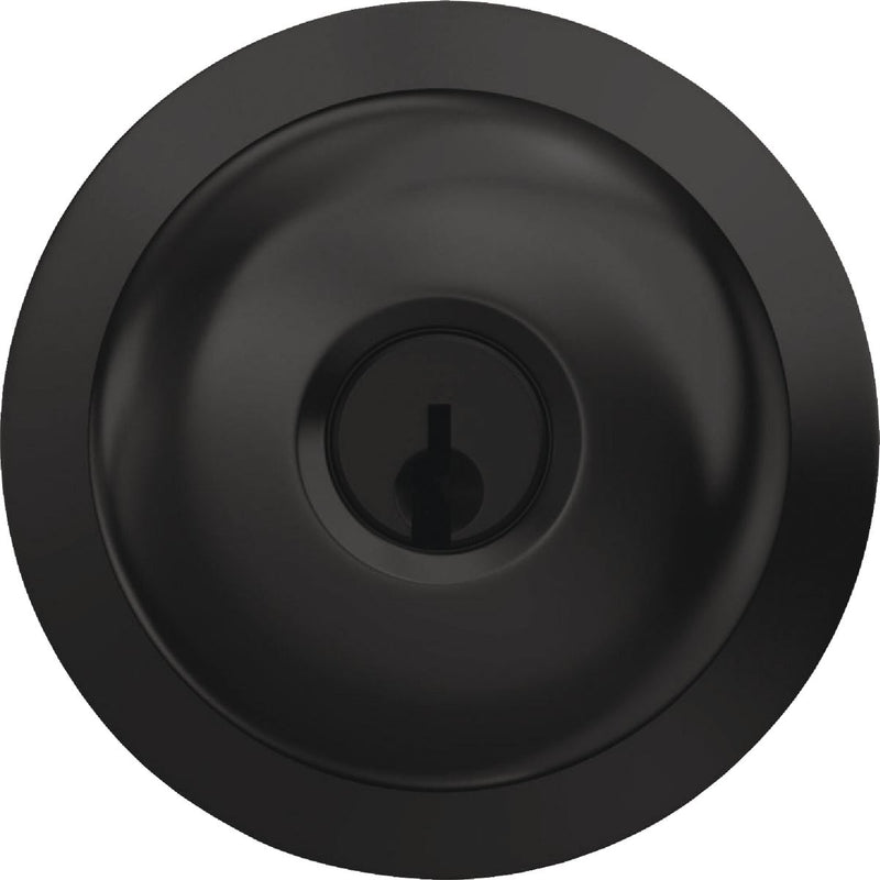 Plymouth Knob Keyed Entry - Matte Black