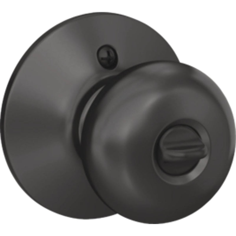 Plymouth Knob Keyed Entry - Matte Black