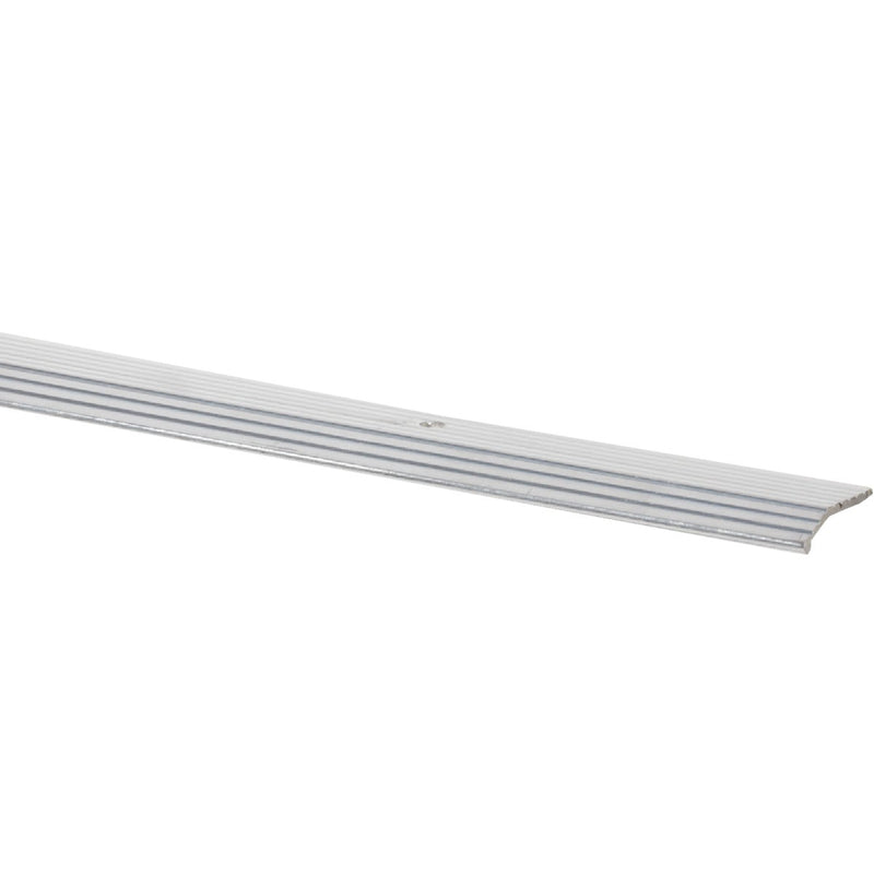 Do it Satin Silver Fluted 1 In. x 3 Ft. Aluminum Carpet Trim Bar