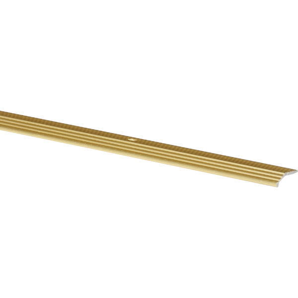 Do it Satin Gold Fluted 1 In. x 3 Ft. Aluminum Carpet Trim Bar