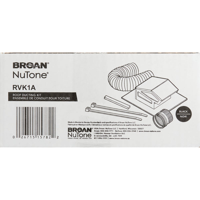Broan-Nutone 3 In./4 In. Exhaust Fan Roof Vent Kit (7-Piece)