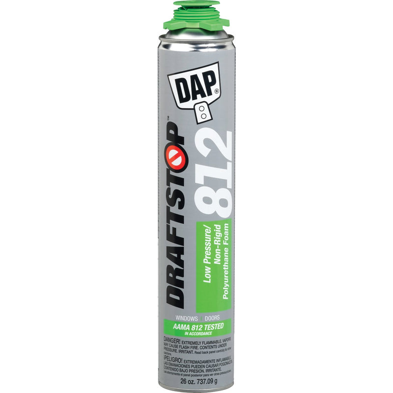 DAP DRAFTSTOP 812 26 Oz. Low Pressure Polyurethane Door & Window Foam Sealant