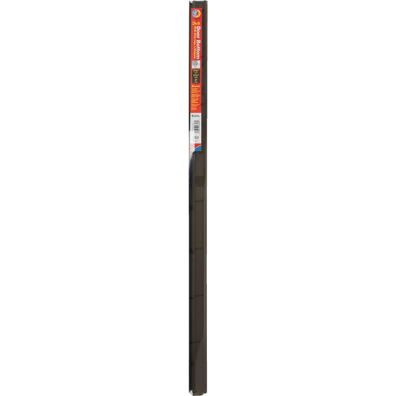 Do it 1.75 In. W. x 1.25 In. H. x 36 In. L. Bronze Aluminum L-Shaped Door Bottom with Drip Cap