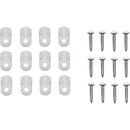 Prime-Line White Turn Button Screen Clip (12-Pack)