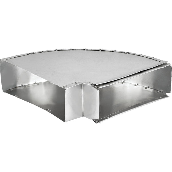 Lambro 3-1/4 In. x 10 In. Galvanized Side Elbow