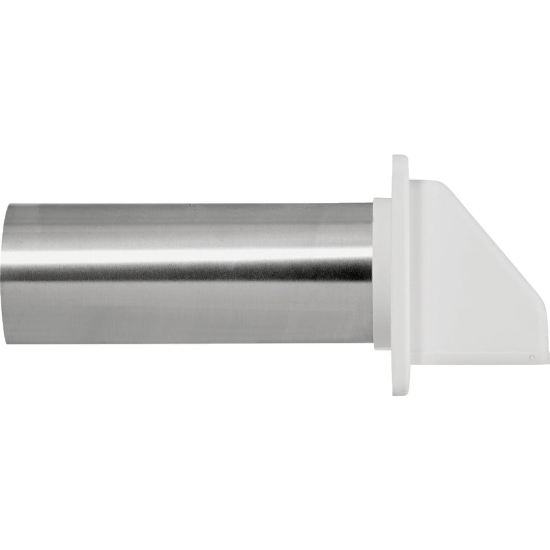 Lambro 4 In. White Plastic Wall Exhaust Hood Vent