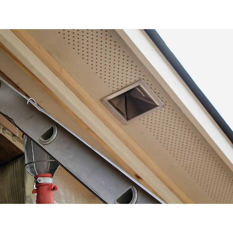 Builders Best 4 In. Aluminum Dryer Eave & Soffit Vent