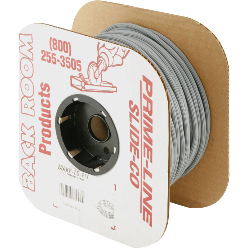 Prime-Line 0.140 In. Dia. x 500 Ft. L. Gray Vinyl Screen Retainer Spline