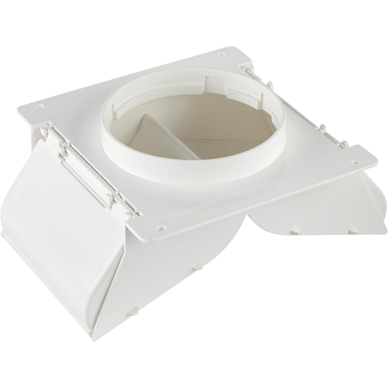 P-Tec Products 4 In. White Plastic No Pest Eave & Soffit Vent